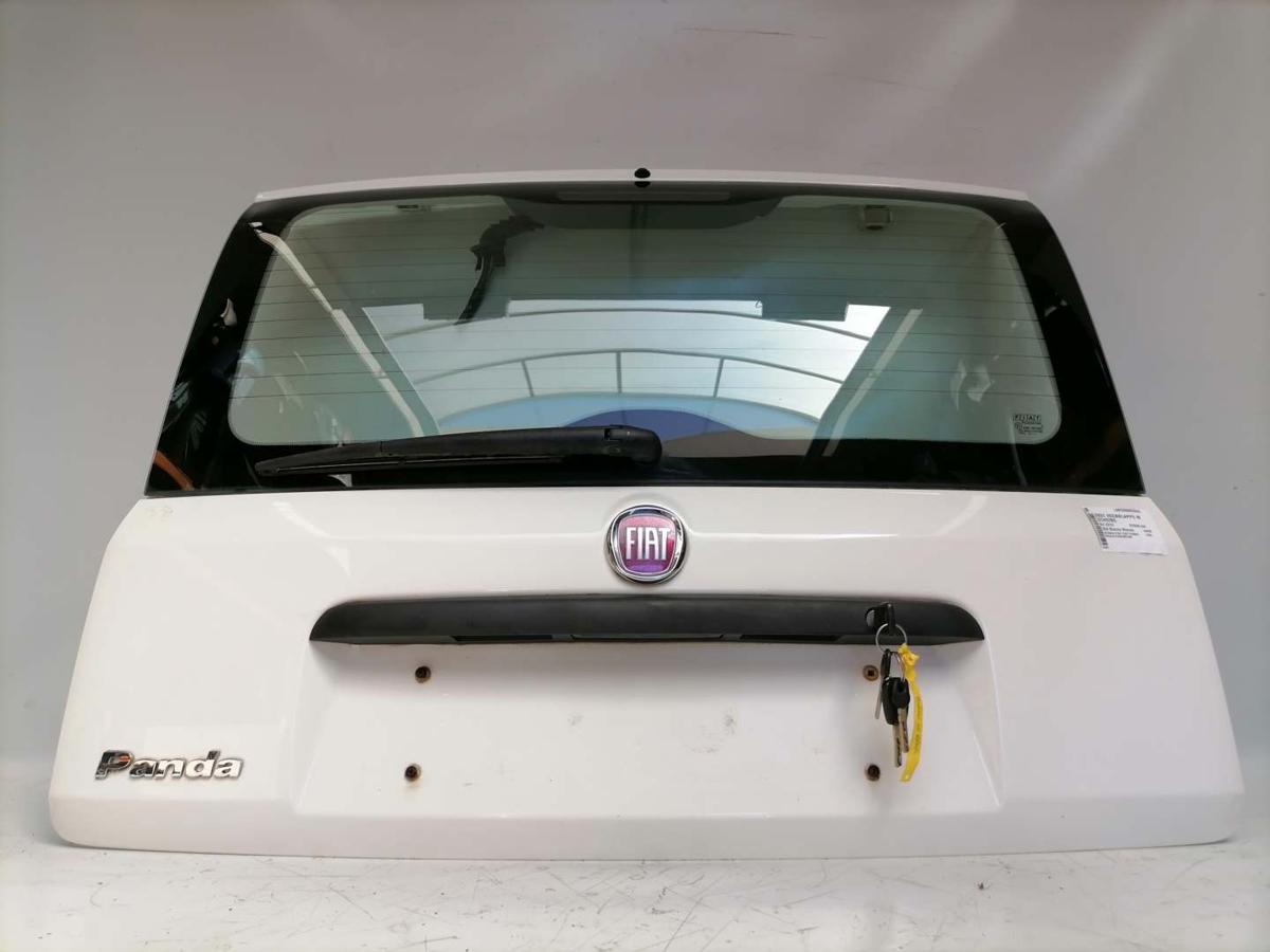 Fiat Panda 169 original Heckklappe mit Scheibe 268 Bianco weiß BJ12